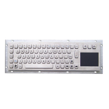 Stainless Steel Metal Keyboard with Touchpad